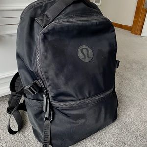 Lululemon Black Unisex Crew Backpack 22L